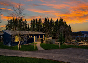 Exterior evening view of Willow Platinum Swim