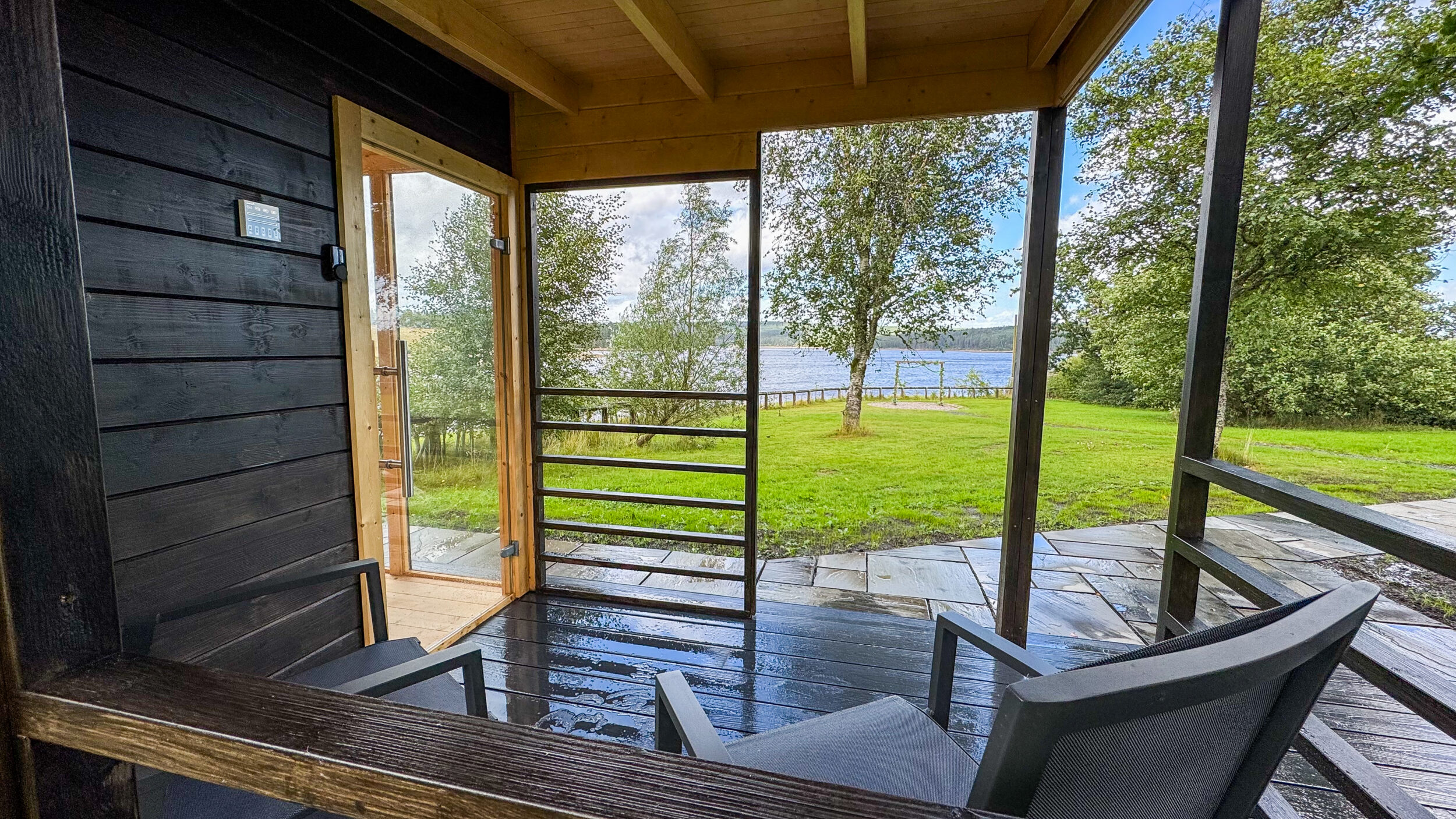 Chill tub and sauna